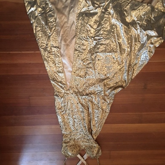 Gold formal dress size 6 - Picture 3 of 5